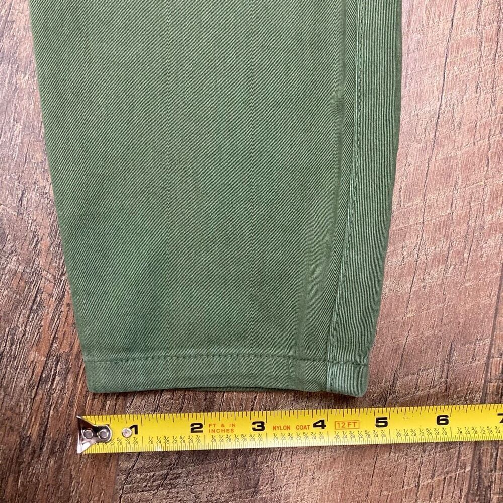 Vineyard Vines Women's Skinny Utility Chino Pant Army Green Back Cargo Pockets 8 - Picture 9 of 10